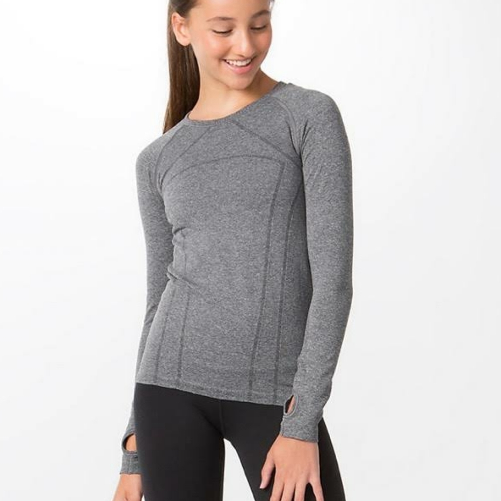 Ivivva Gray Long Sleeve Tee